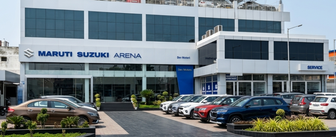 Maruti Suzuki Showroom & Service Center in Aligarh, Hathras, Etah, Firozabad, Kashganj, Noida | Dev Motors